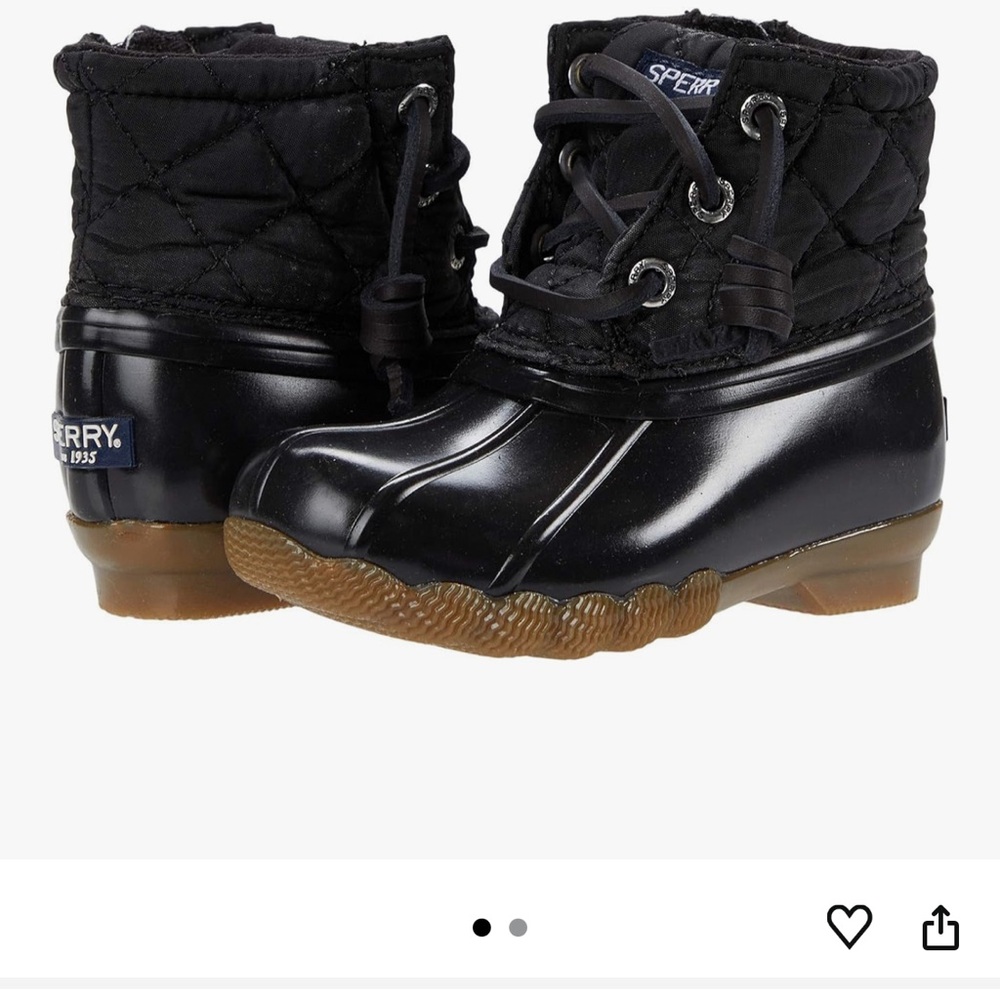 Toddler Sperry Boots NIB